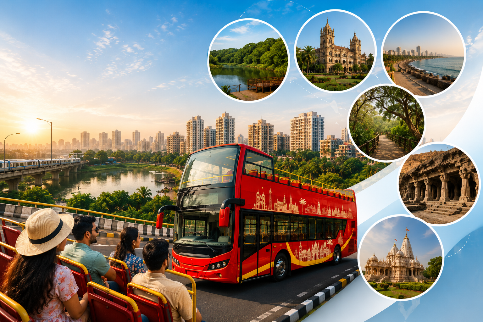 Mumbai Darshan bus from Borivali